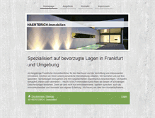 Tablet Screenshot of haerterich-immobilien.de